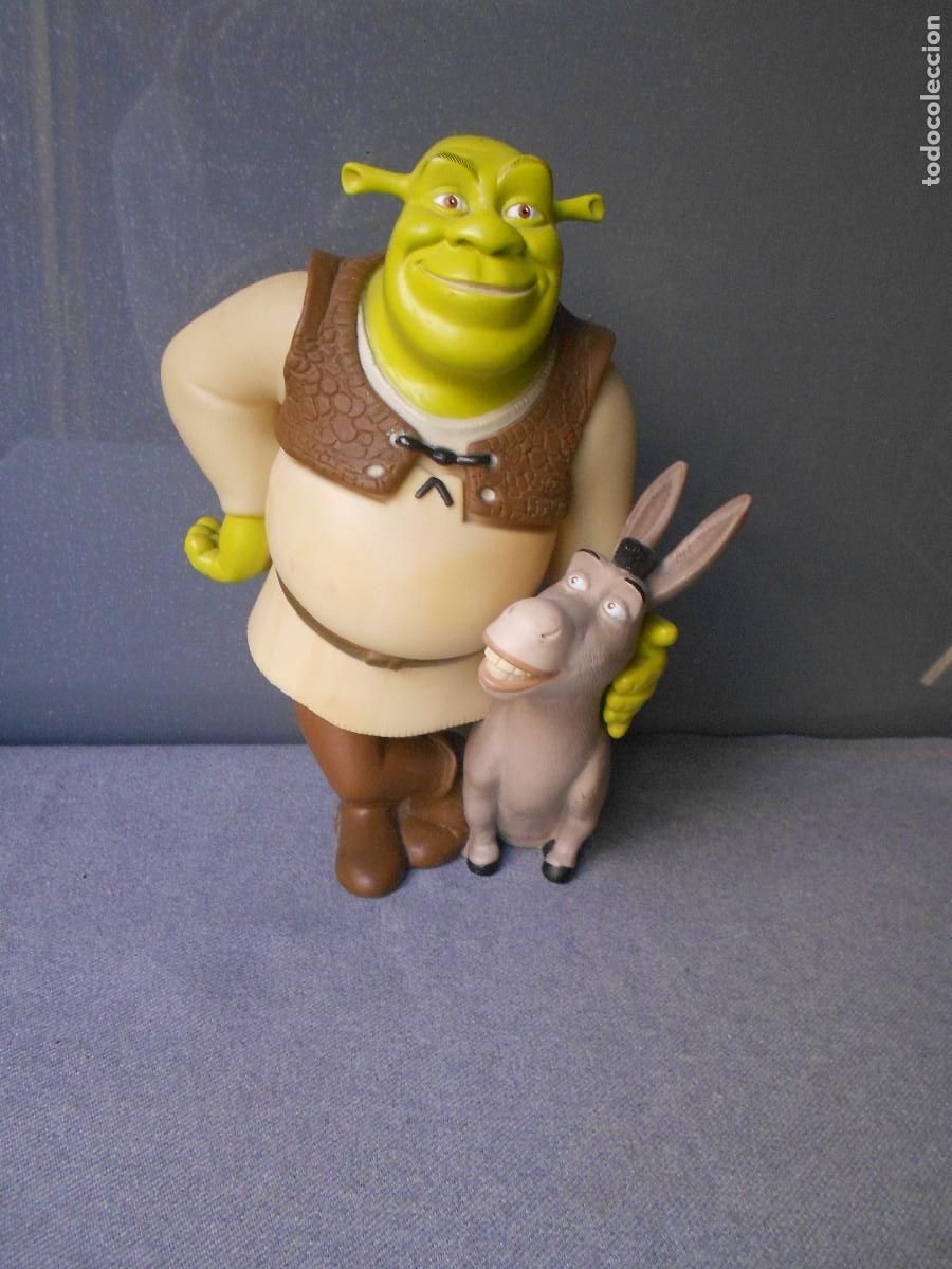 Figuras de acci&oacute;n: MU&Ntilde;ECO SHREK Y POLLINO - Foto 1