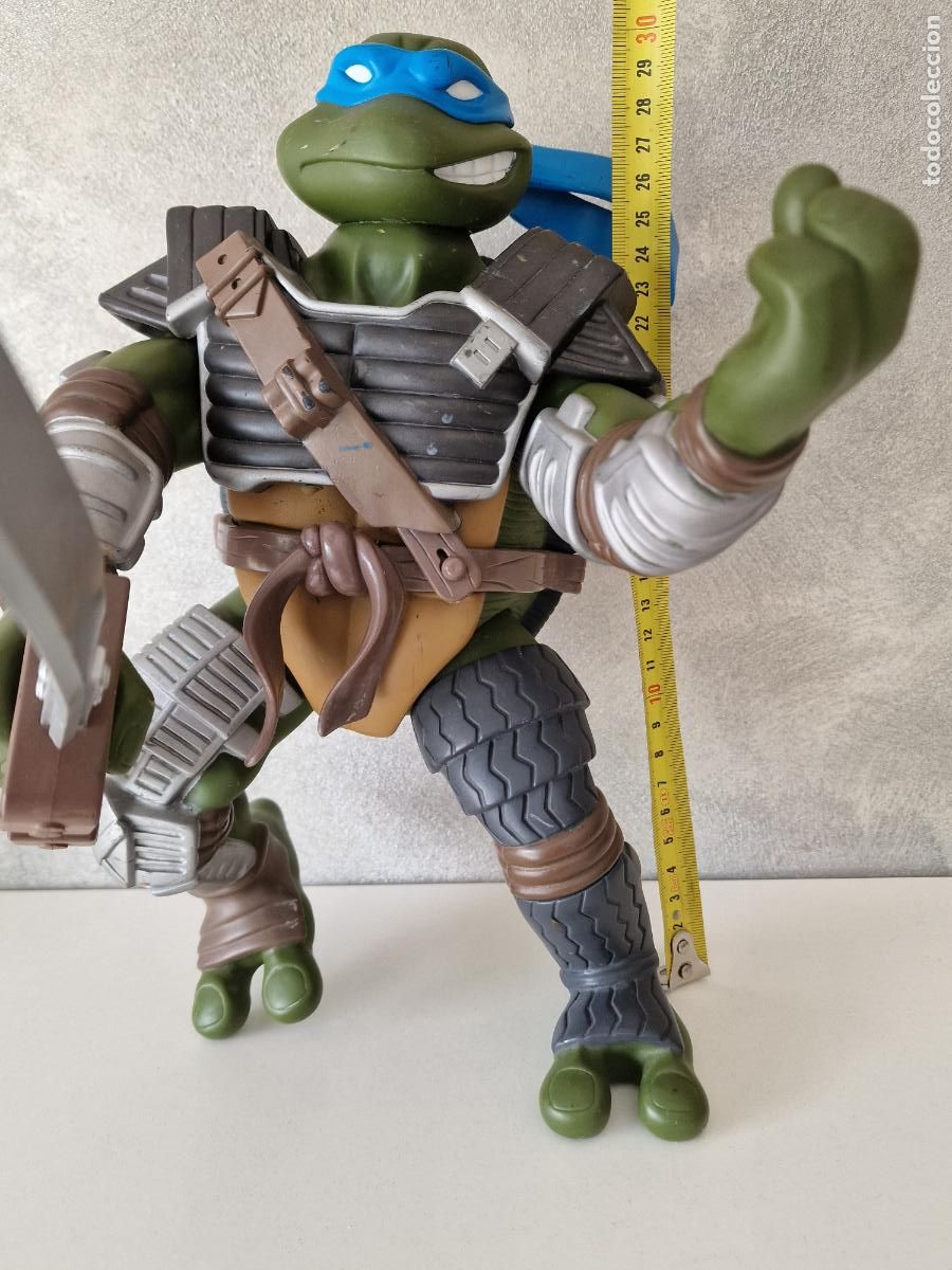 Figuras de acci&oacute;n: FIGURA TORTUGA NINJA LEONARDO 2004 30 CM - Foto 14