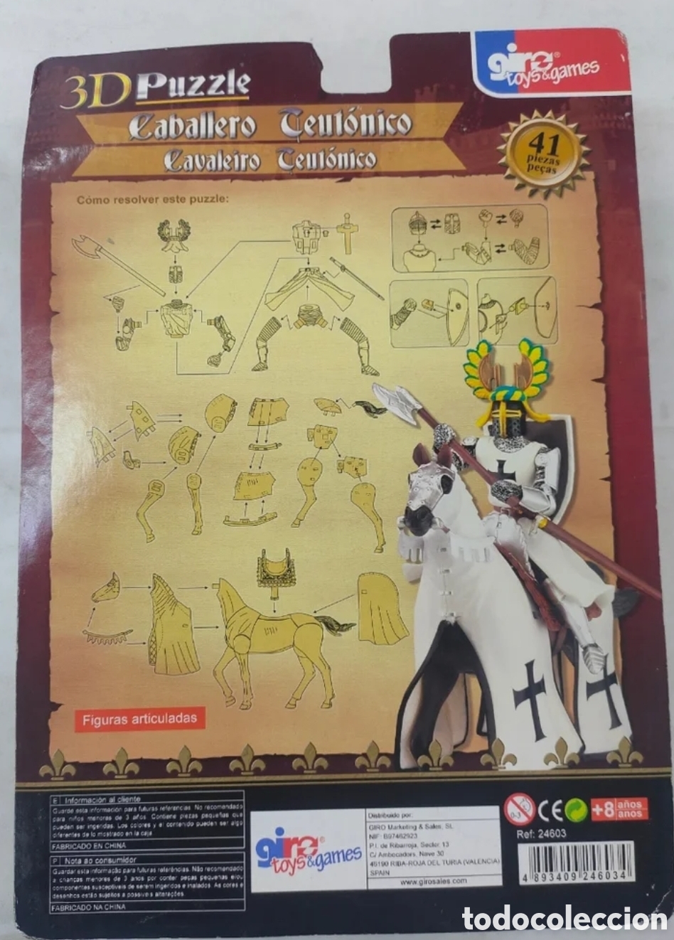 Figuras de acci&oacute;n: 2 mu&ntilde;ecos caballeros 3D precio unitario - Foto 4