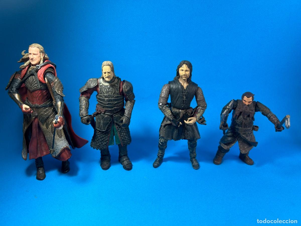 Figuras de acci&oacute;n: LOTE 4 FIGURAS EL SE&Ntilde;OR DE LOS ANILLOS - Foto 2