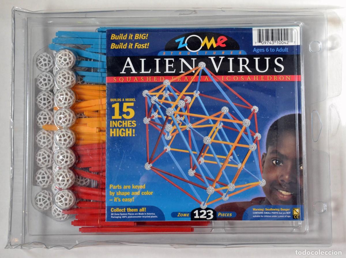 Figuras de acci&oacute;n: CONSTRUCCION ZOME ALIEN VIRUS - Foto 1