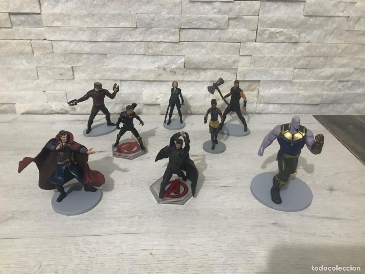 Figuras de acci&oacute;n: Lote de 8 figuras de los vengadores - Foto 1