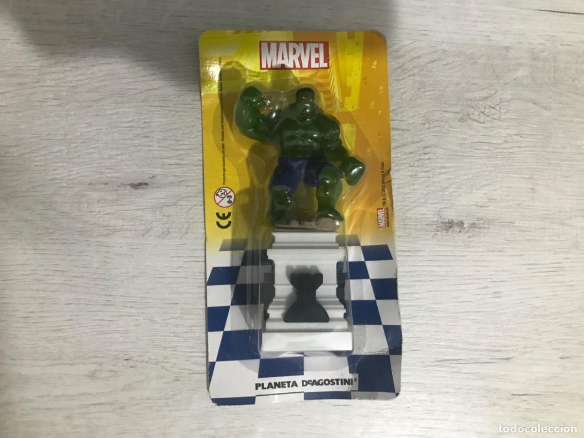 Figuras de acci&oacute;n: Figura de ajedrez Marvel Planeta agostini Hulk - Foto 9
