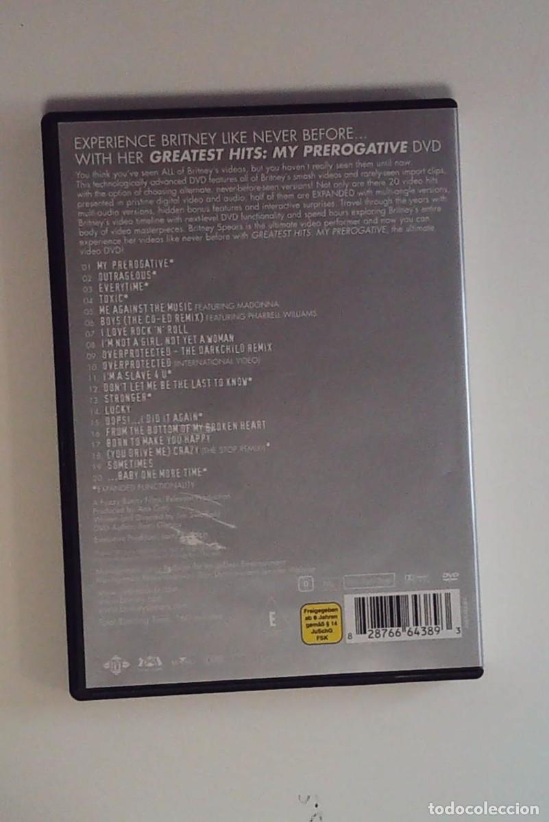 Figuras de acci&oacute;n: BRITNEY SPEARS GREATEST HITS MY PREROGATIVE DVD - Foto 2