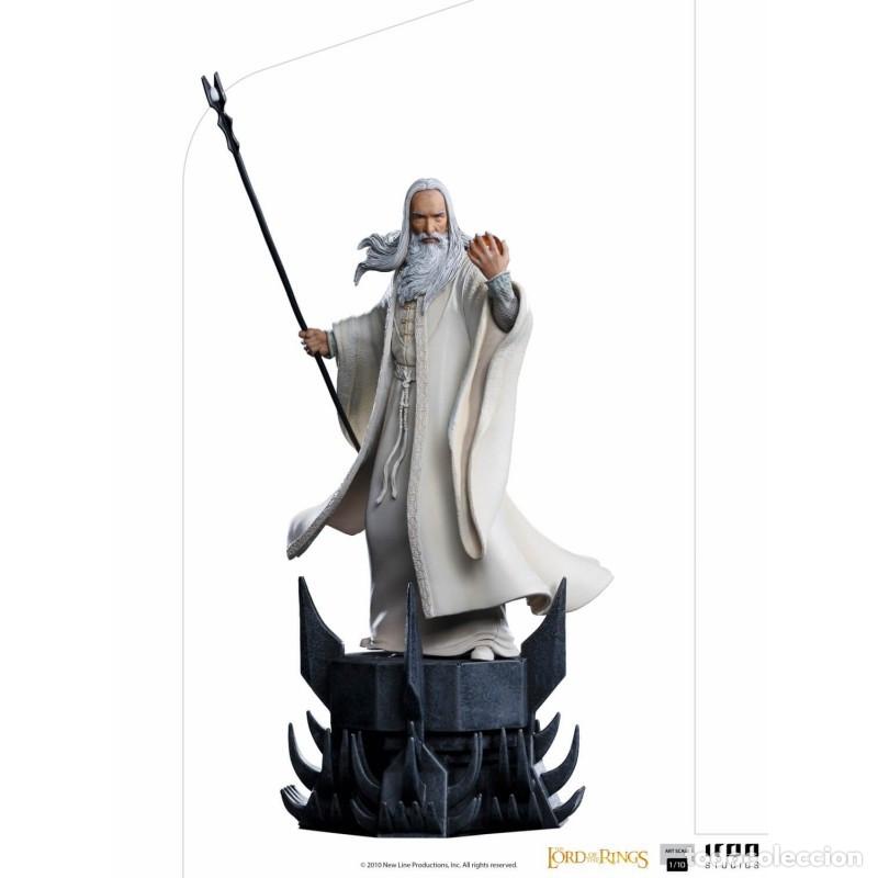 Figuras de acci&oacute;n: Saruman - El Se&ntilde;or De Los Anillos - Art Scale 1/10 - Iron Studio