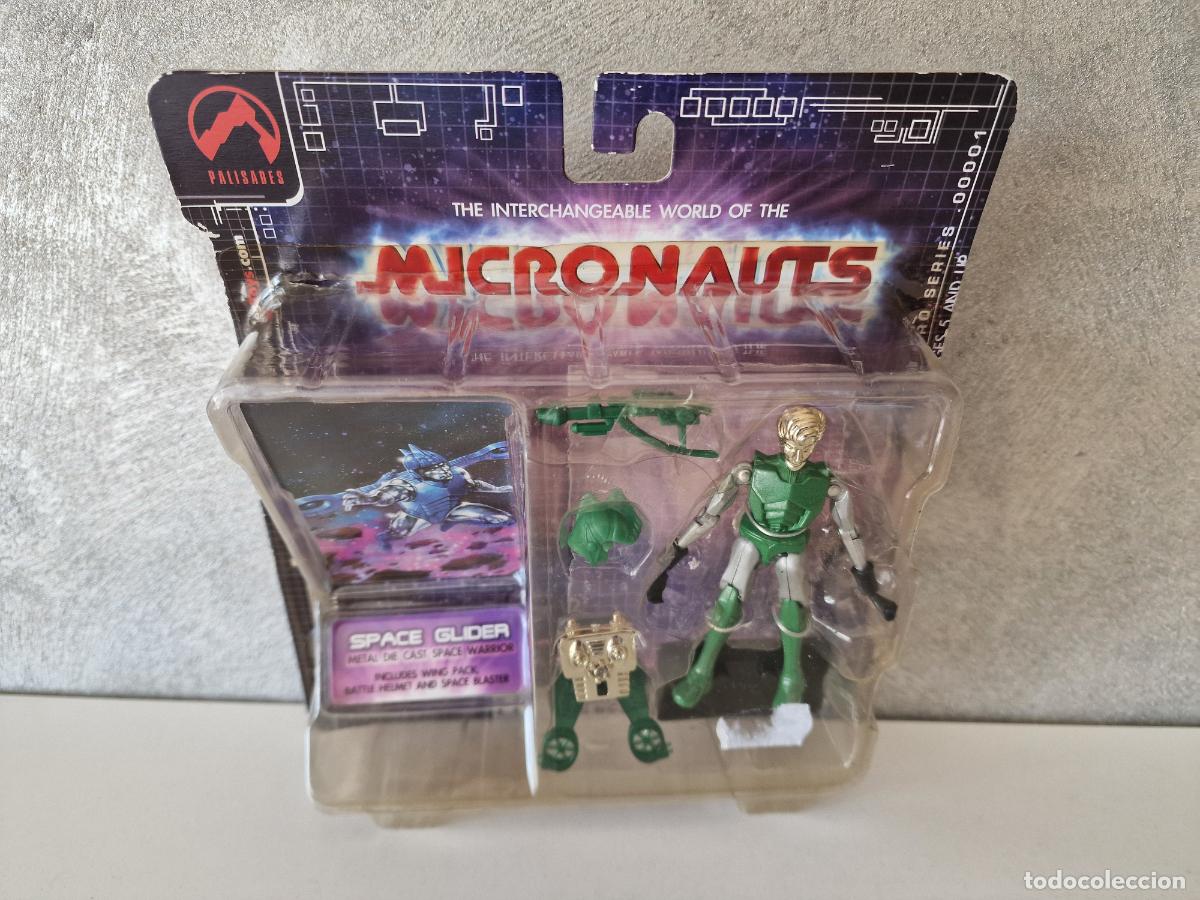 Figuras de acci&oacute;n: FIGURA MICRONAUTS SPACE GLIDER 2002 NUEVA - Foto 4