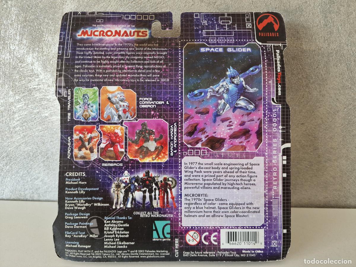 Figuras de acci&oacute;n: FIGURA MICRONAUTS SPACE GLIDER 2002 NUEVA - Foto 9
