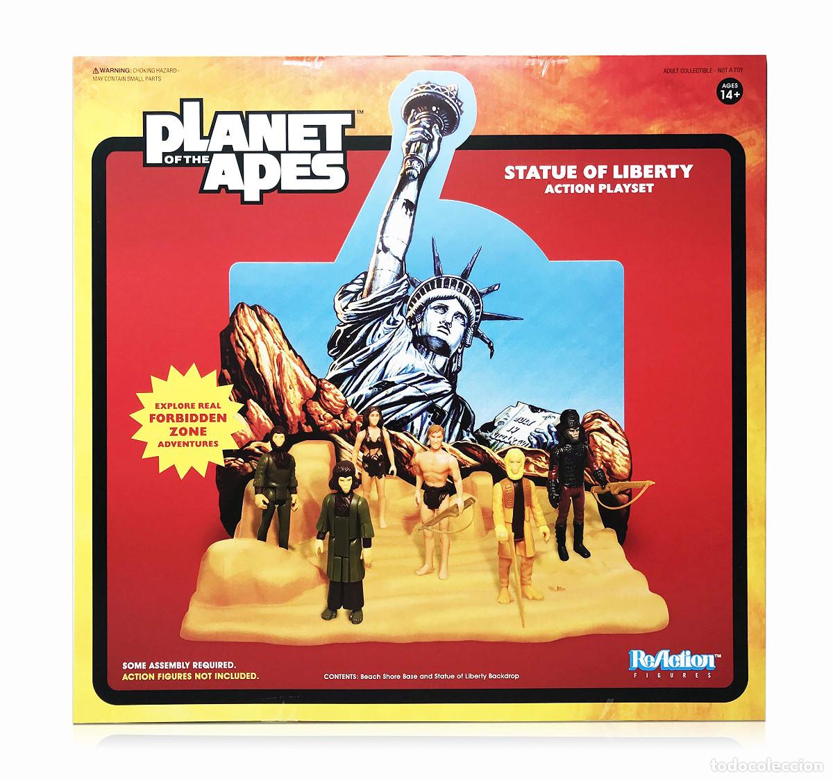 Figure di azione: Statue of Liberty - Planet of The Apes - ReAction - Super 7
