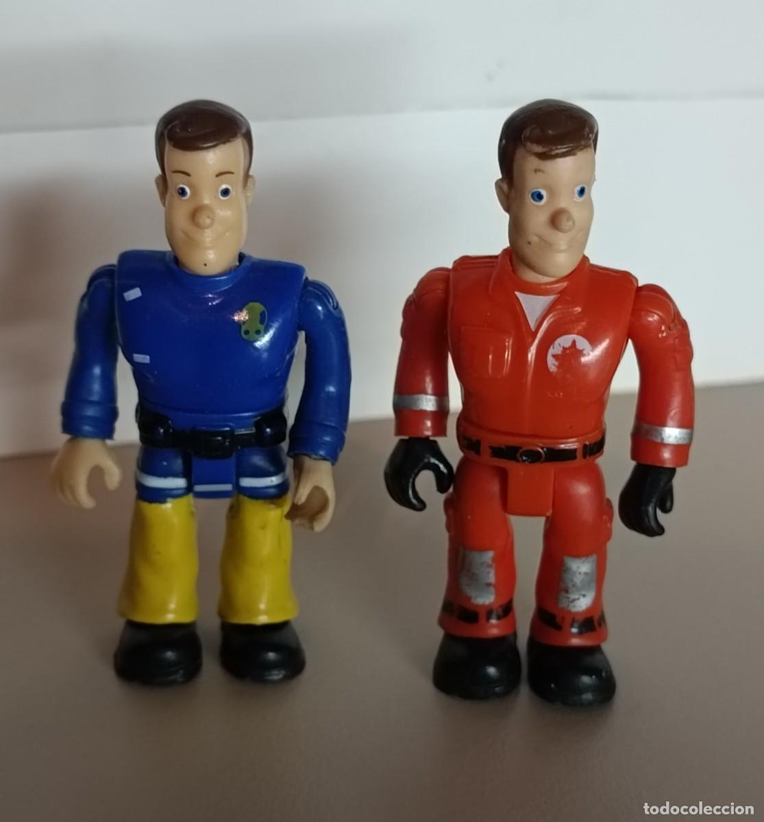Figuras de acci&oacute;n: Lote de 2 figuras de la s&eacute;rie Sam le pompier : Sam et Tom Thomas - Foto 1