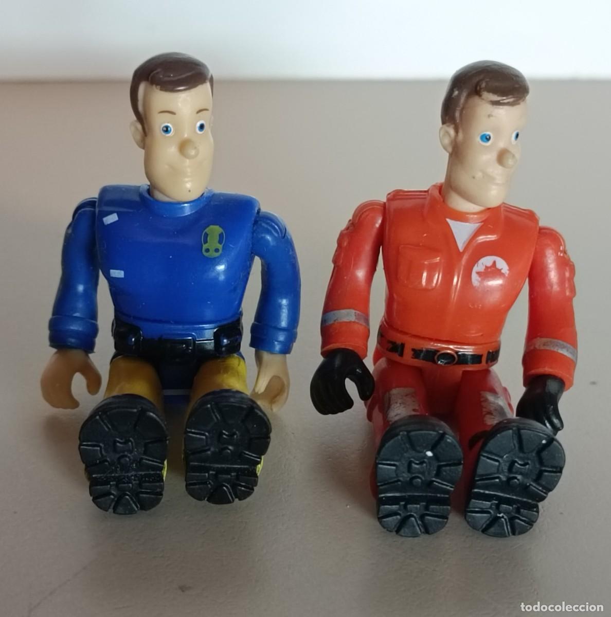 Figuras de acci&oacute;n: Lote de 2 figuras de la s&eacute;rie Sam le pompier : Sam et Tom Thomas - Foto 3