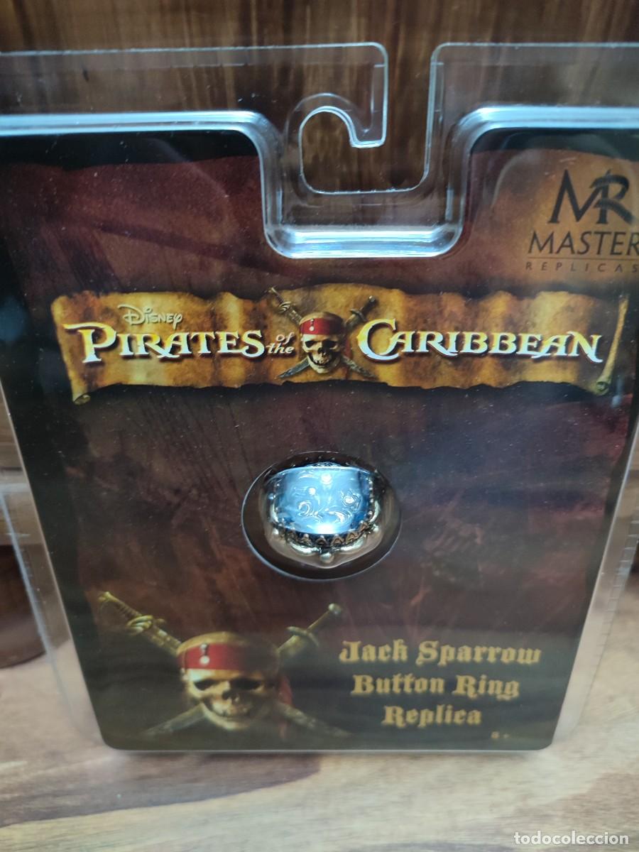 Figuras de acci&oacute;n: Jack sparrow button ring replica - Foto 2