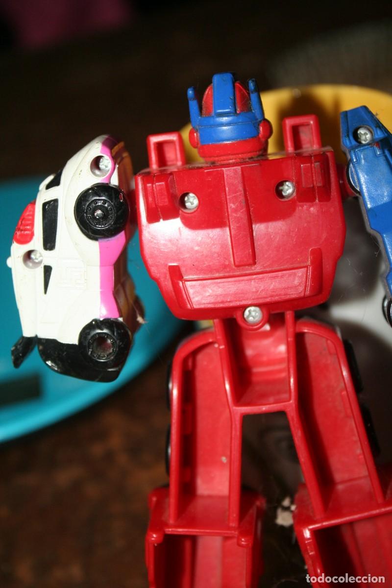 Figuras de acci&oacute;n: mu&ntilde;eco robot tipo transformer bandai - Foto 3