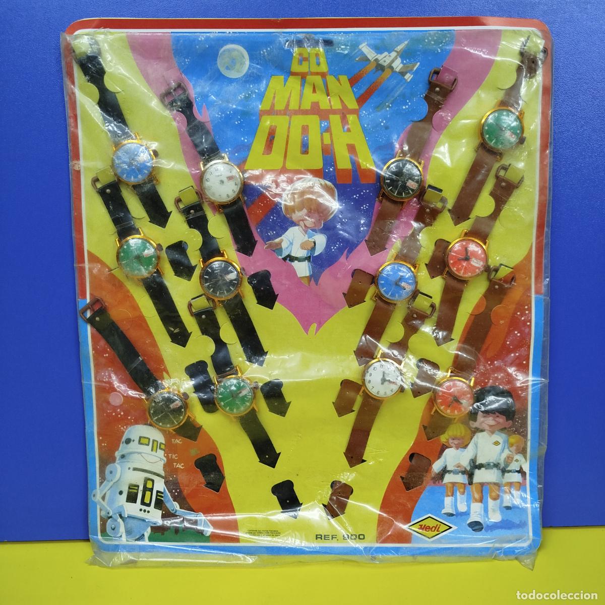 Figurines d'action: ANTIGUA PANOPLIA BLISTER RELOJES JUGUETE KIOSKO COMANDO H DE HEDI NUEVO SIN ABRIR