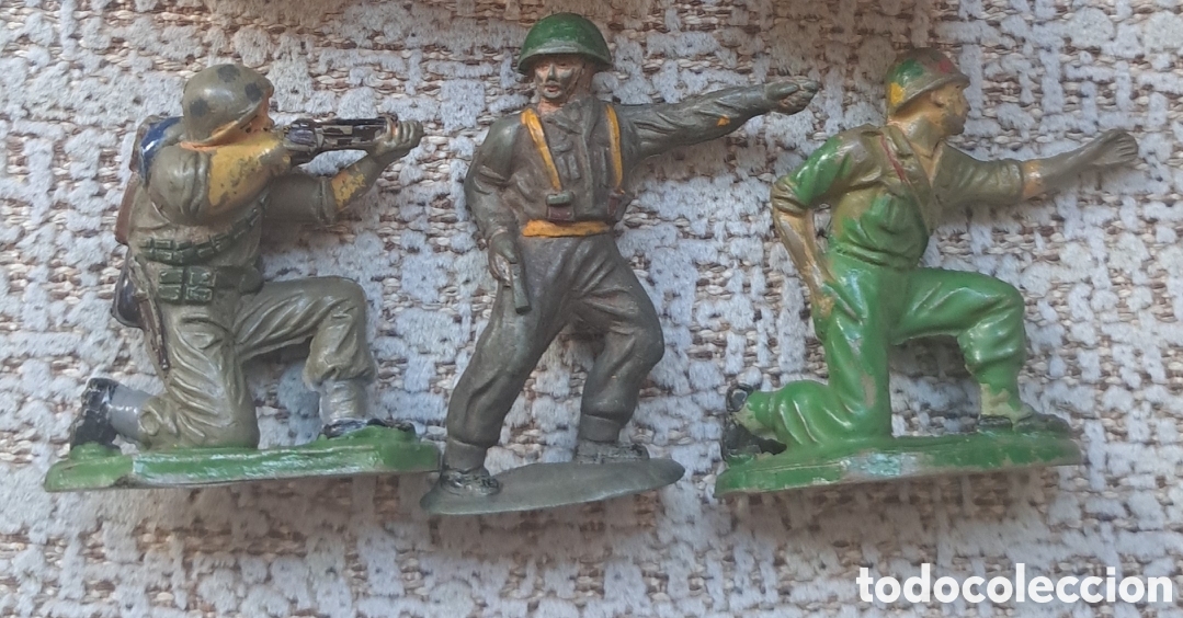 Figuras de acci&oacute;n: Lote 3 soldados tipo comansi... - Foto 1