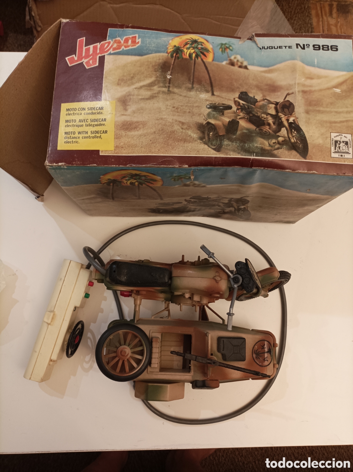 Figurines d'action: MOTO CON SIDECAR JYESA &Aacute;FRICA KORPS