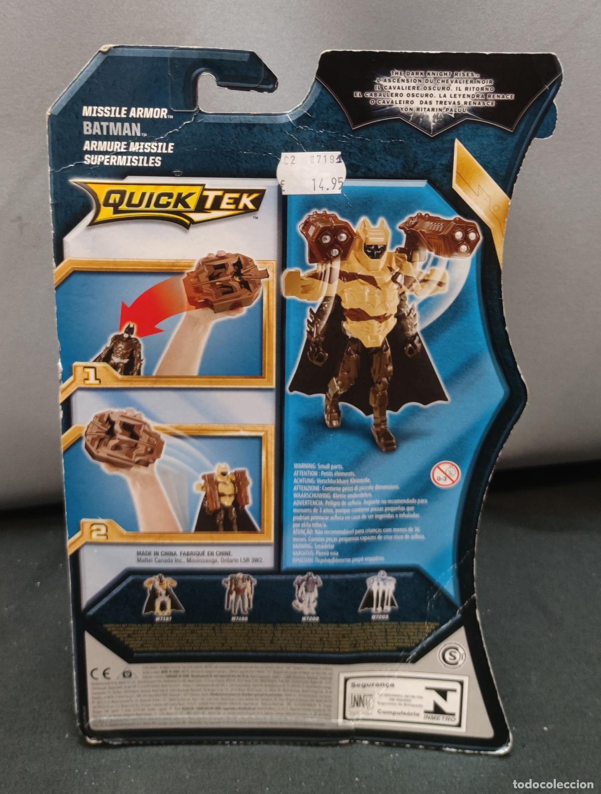 Figuras de acci&oacute;n: DC The dark night risers- Quick Tek Batman de Mattel 2012 - Foto 2