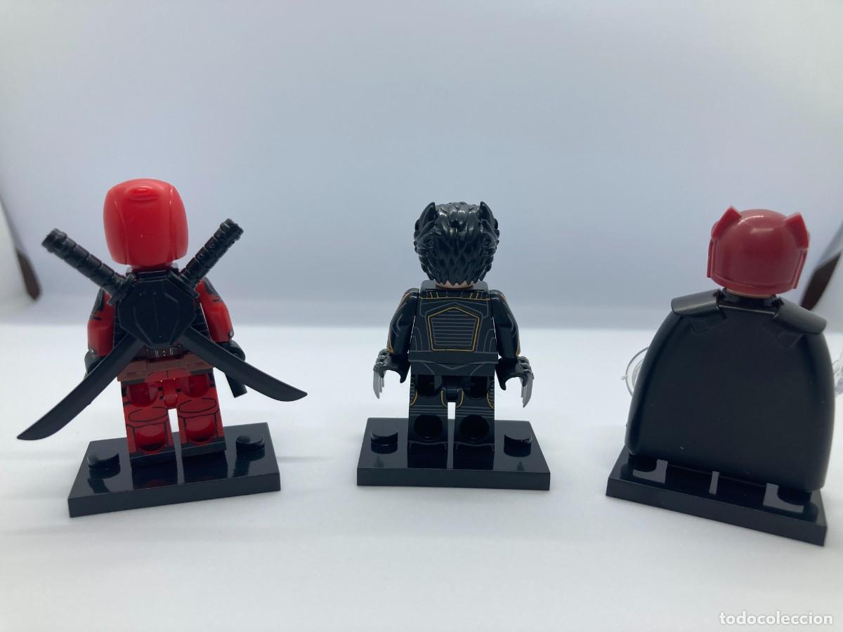 Figuras de acci&oacute;n: Minifiguras Superh&eacute;roes Deadpool, Wolverine y Magneto - Foto 2
