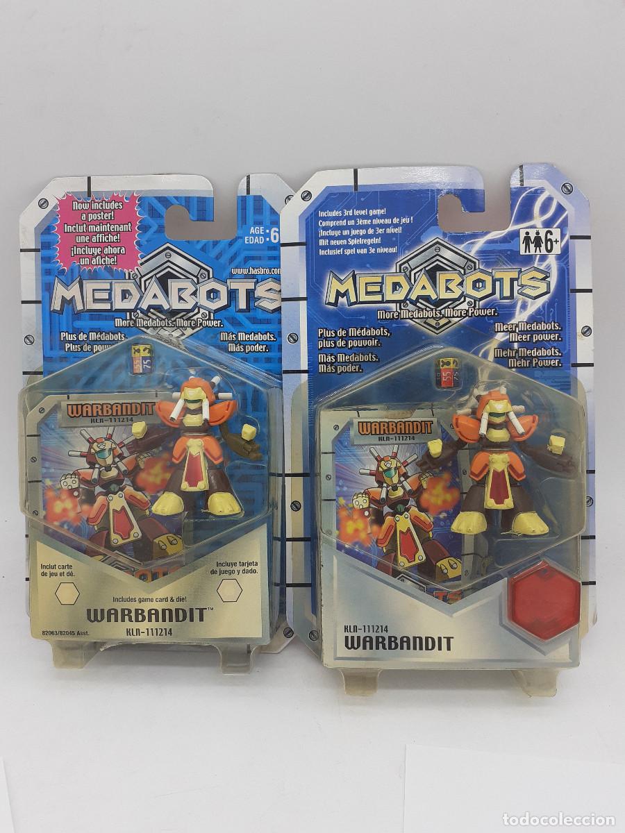 Figuras de acci&oacute;n: 2 warbandit medabots (HASBRO). A&Ntilde;O 1997 - Foto 1