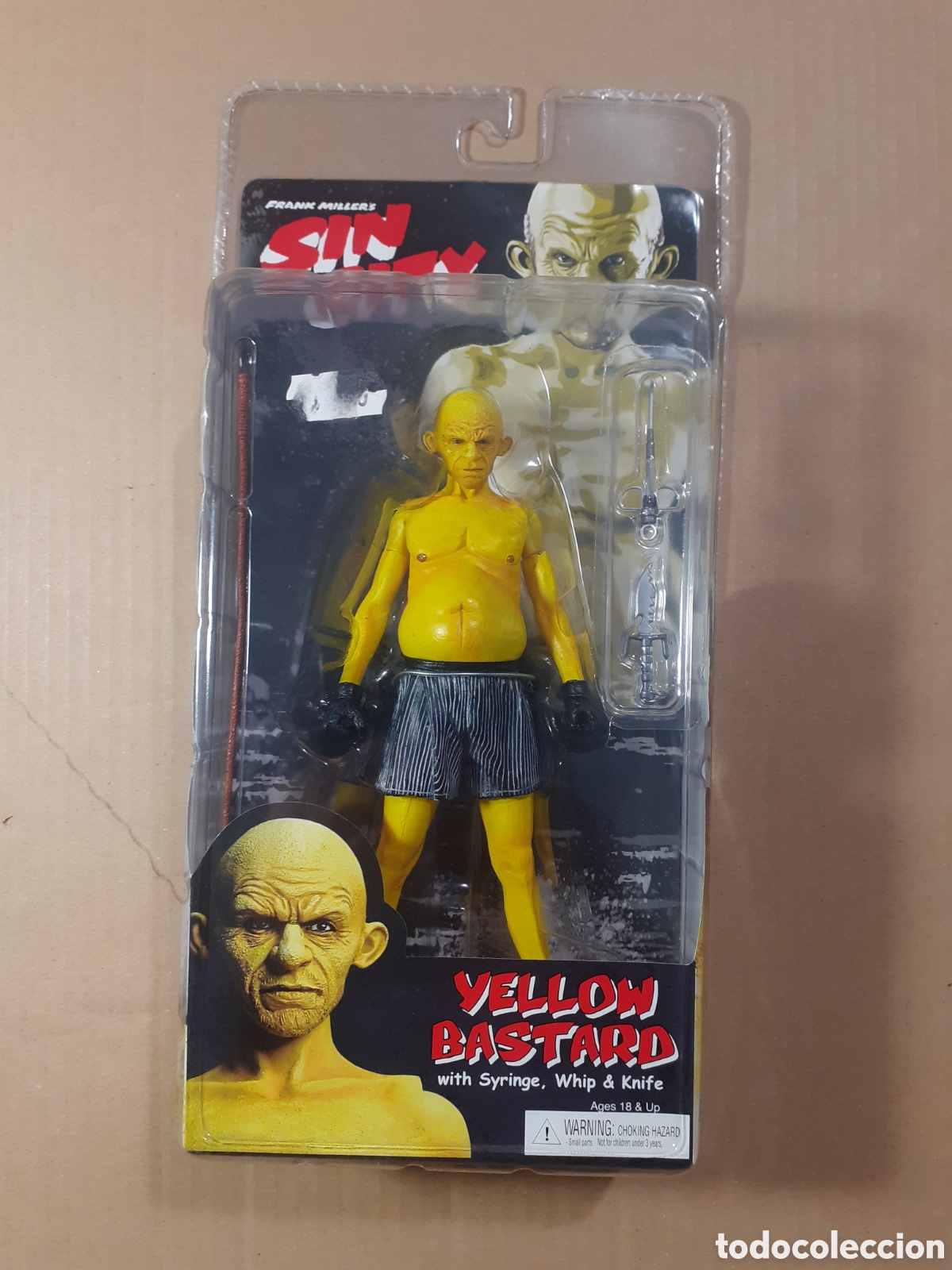 Figuras de acci&oacute;n: Yellow bastard. Neca. En su bl&iacute;ster.