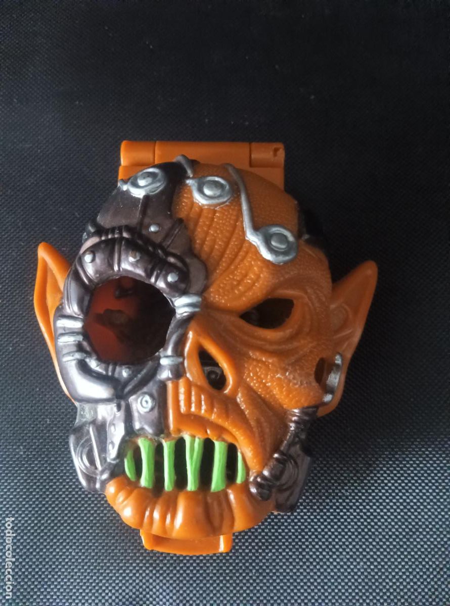 Figuras de acci&oacute;n: SET SKULL WARRIOR DE MIGHTY MAX - 1992 BLUEBIRD - - Foto 1