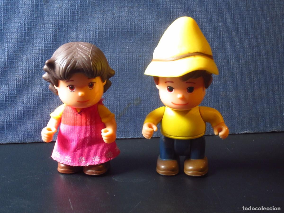 Figuras de acci&oacute;n: Figuras Heidi y Pedro (Studio 100 - Famosa) - Foto 1