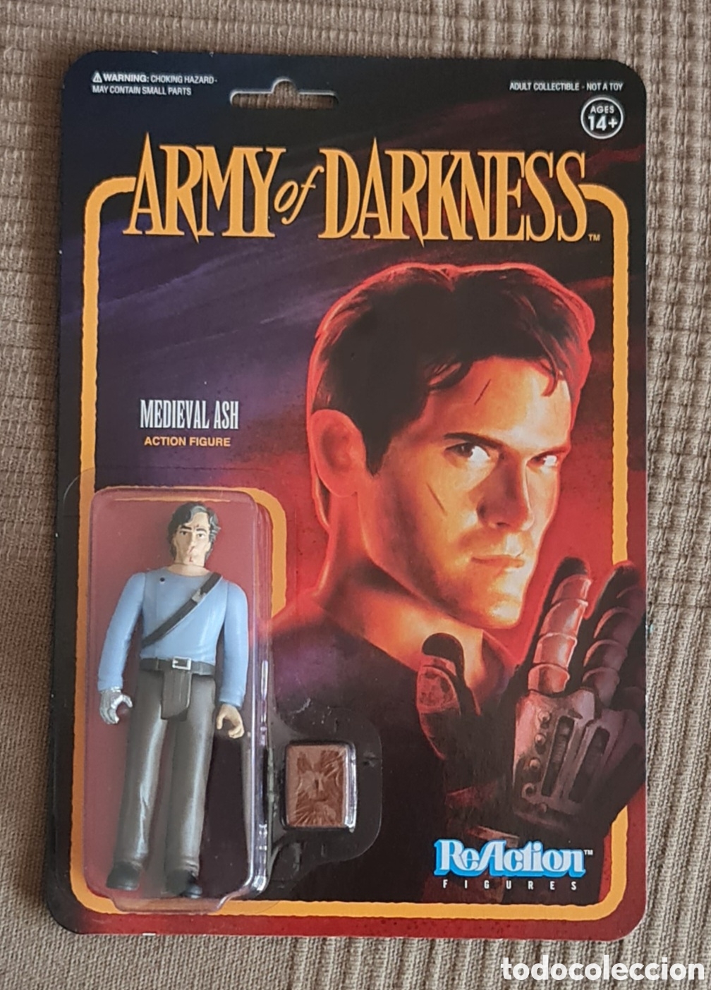Figurines d'action: Medieval Ash Army of Darkness Reaction Super7 3.75&rdquo;