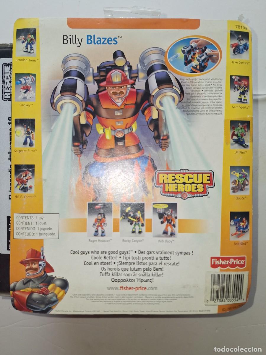Figuras de acci&oacute;n: Mu&ntilde;eco Rescue Heroes Billy Blazes - Foto 2