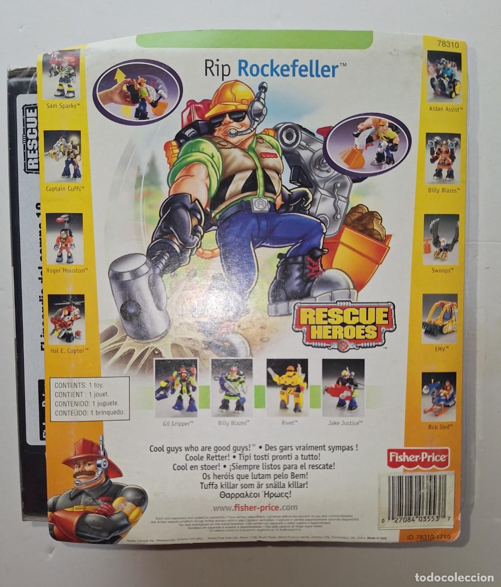 Figuras de acci&oacute;n: Mu&ntilde;eco Rescue Heroes Rip Rockefeller - Foto 2