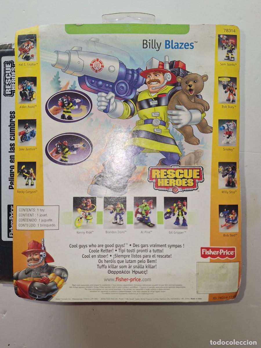 Figuras de acci&oacute;n: Mu&ntilde;eco Rescue Heroes Billy Blazes - Foto 2
