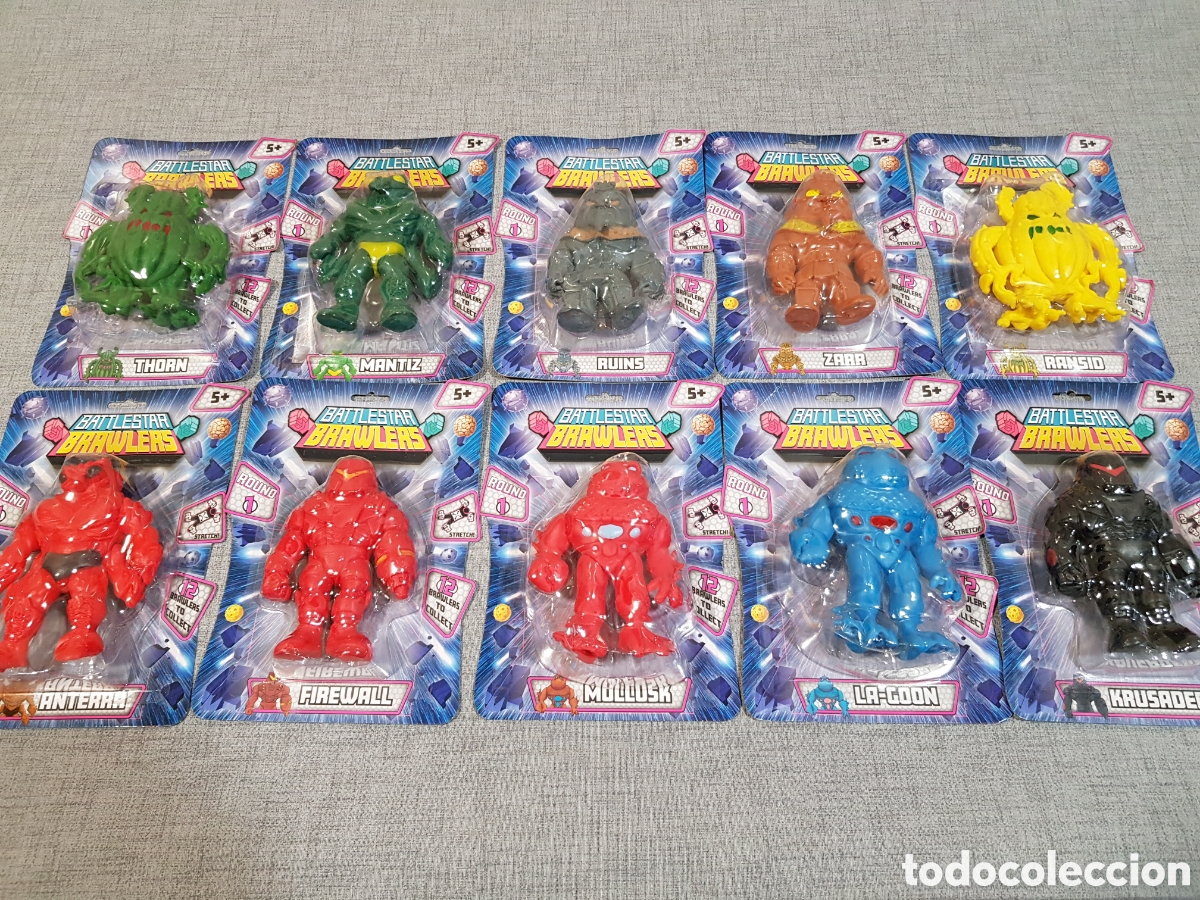 Figurines d'action: BATTLESTAR BRAWLERS THORN MANTIZ RUINS ZARR RANSID ANTERRA FIREWALL MULLUSK LA-GOON KRUSADER 2021
