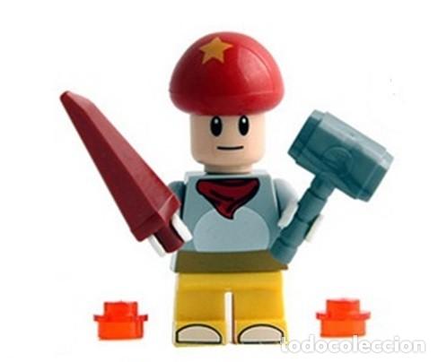 Figuras de acci&oacute;n: Figura Construccion Super Mario Bros (Toad Rojo) - Foto 1