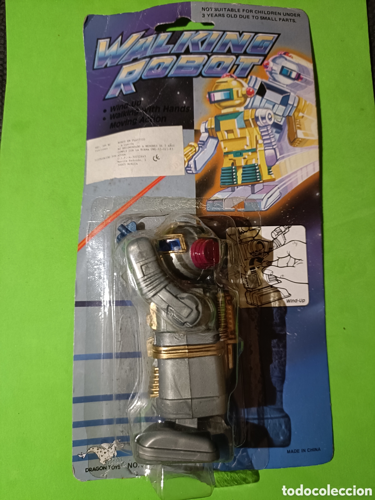 Actionfiguren: Figura de acci&oacute;n Dragon Toys vintage Walking Robot Windup