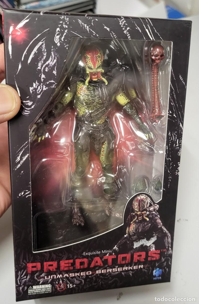 Figurines d'action: PREDATORS : UNMASKED BERSERKER / HIYA TOYS - NUEVA EN SU CAJA