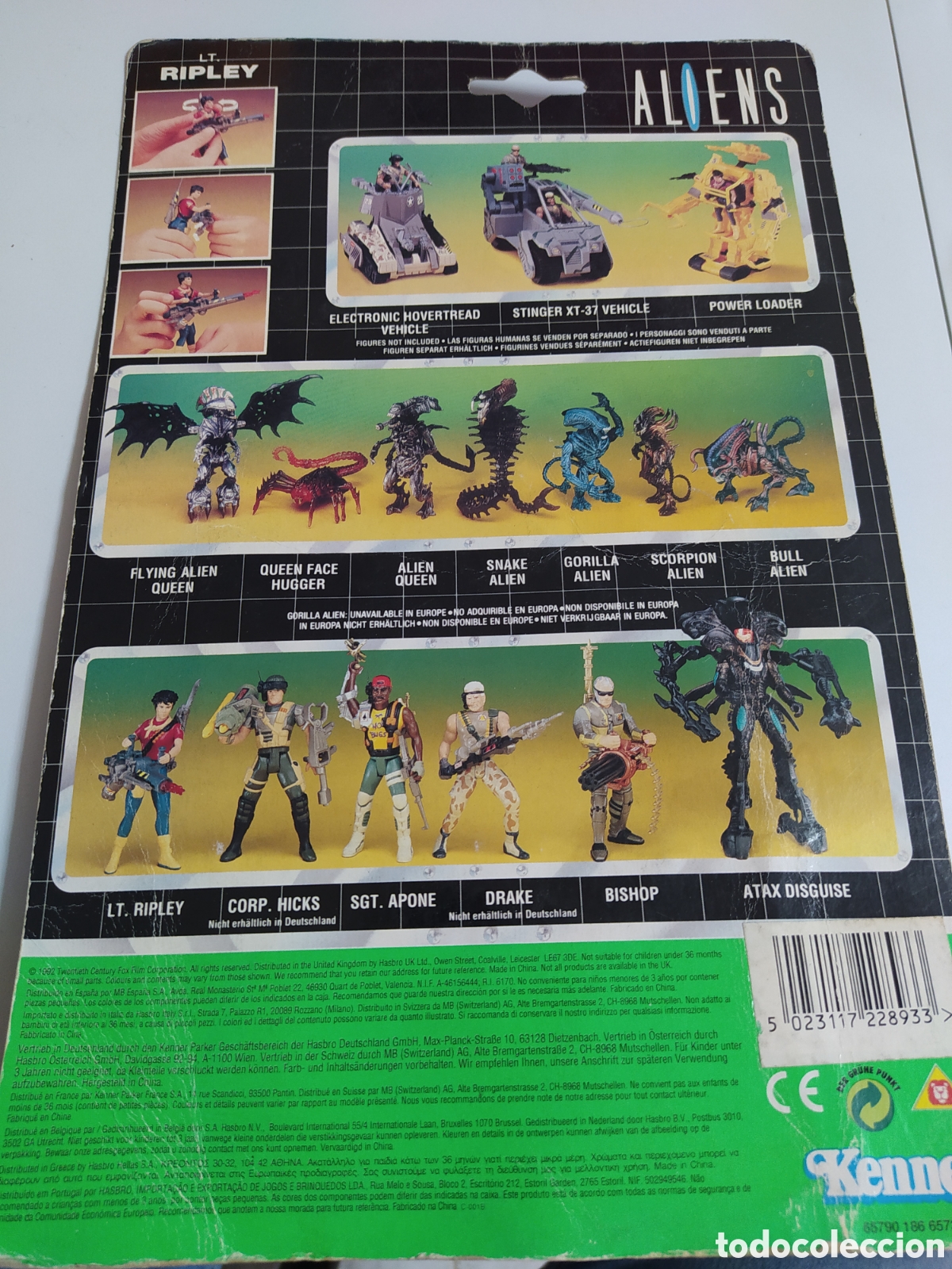 Figuras de acci&oacute;n: KENNER ALIENS RIPLEY SPACE MARINE - Foto 2