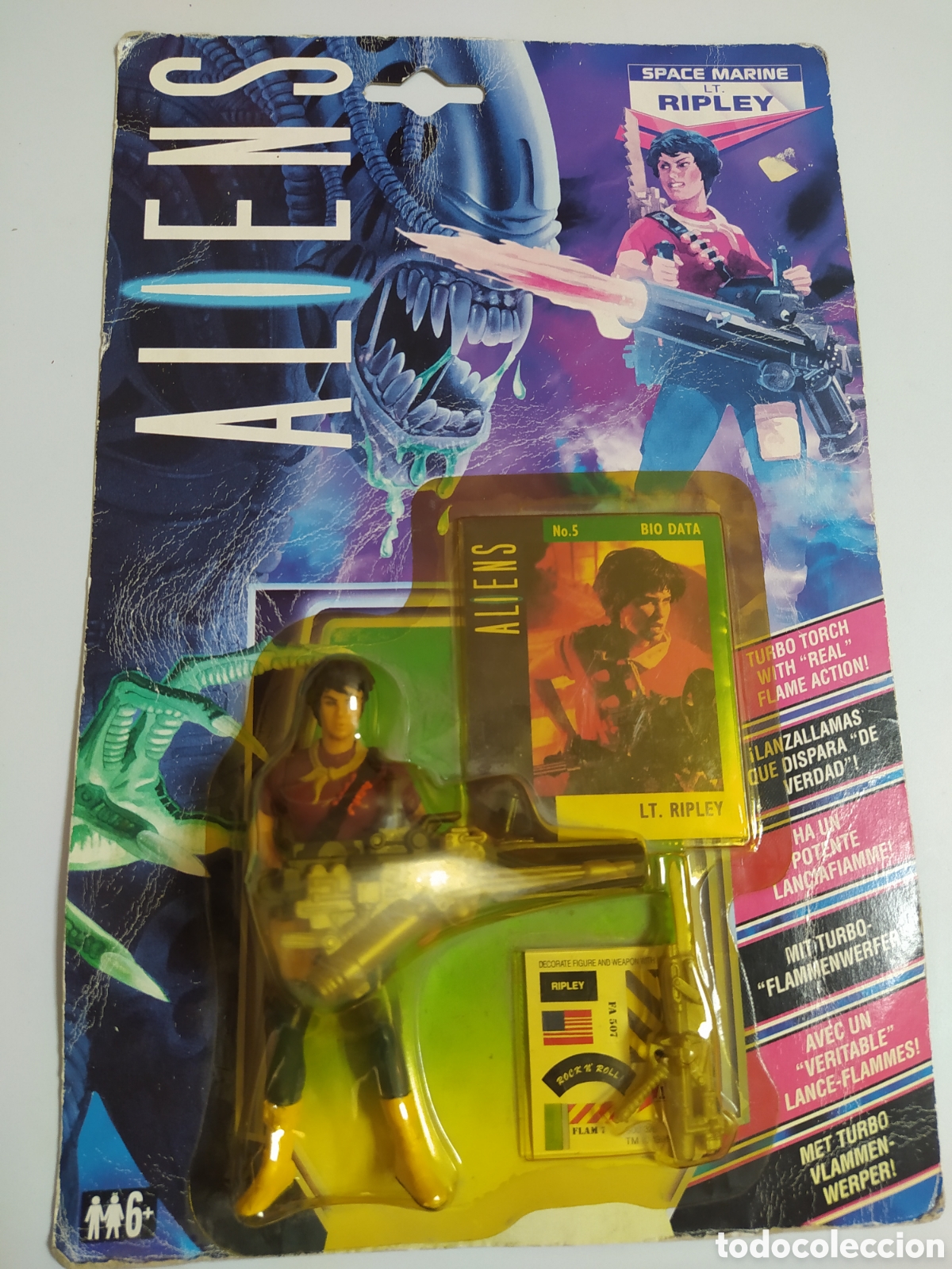 Figuras de acci&oacute;n: KENNER ALIENS RIPLEY SPACE MARINE - Foto 1