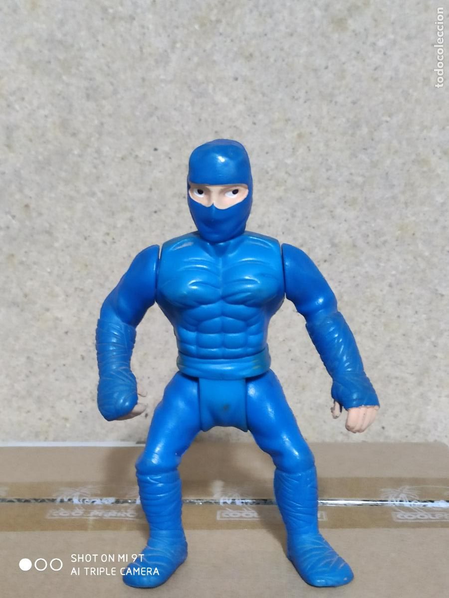 Figuras de acci&oacute;n: NINJA BOOTLEG AZUL ARTICULADO - Foto 1