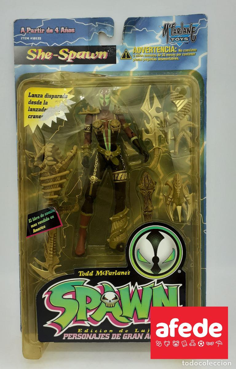 Figuras de acci&oacute;n: FIGURA SHE-SPAWN, SPAWN DE MCFARLANE TOYS EN SU CAJA ORIGINAL - Foto 1