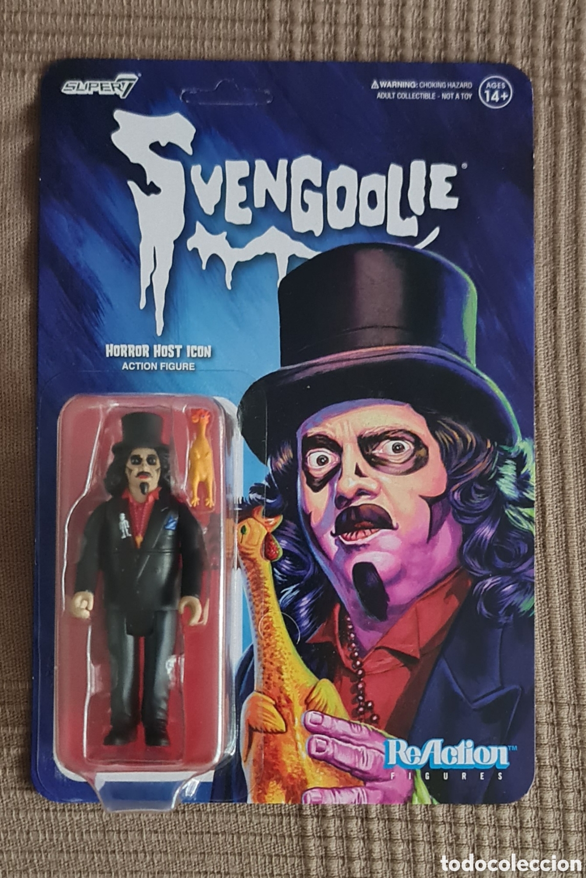 Figuras de acci&oacute;n: Svengoolie Reaction Super7 3.75&rdquo; Monsters Unpunched Mint