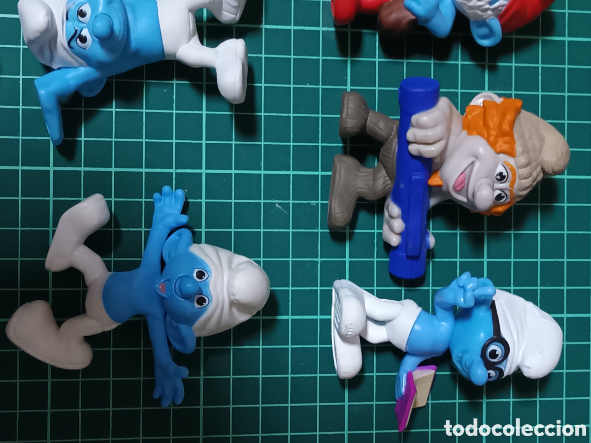 Figuras de acci&oacute;n: Lote de 10 pitufos 2010 McDonalds - Foto 2