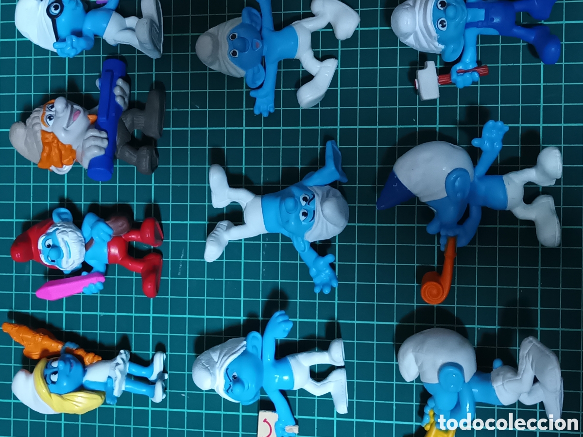 Figuras de acci&oacute;n: Lote de 10 pitufos 2010 McDonalds - Foto 6