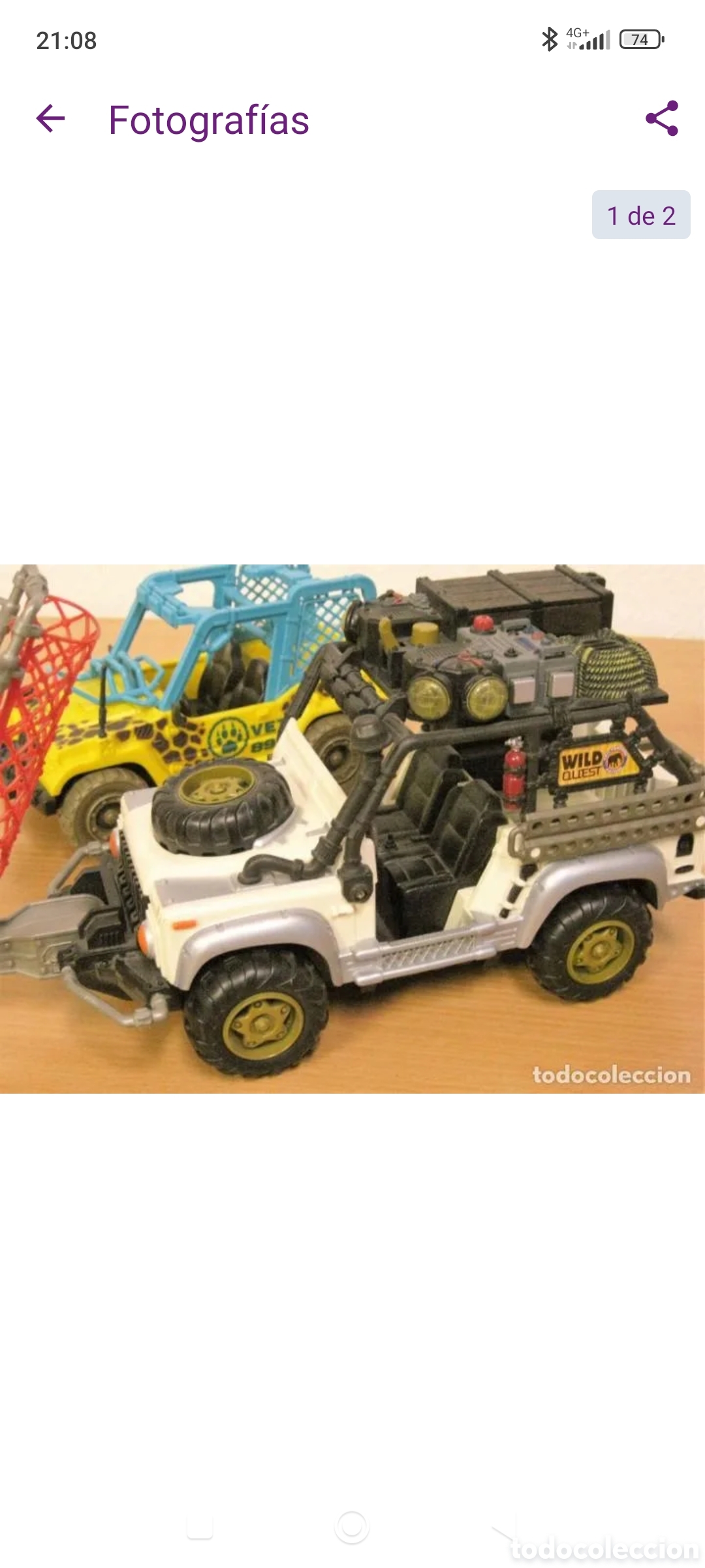 Figuras de acci&oacute;n: DOS JEEPS DE LA MARCA CHAP MEI - Foto 2