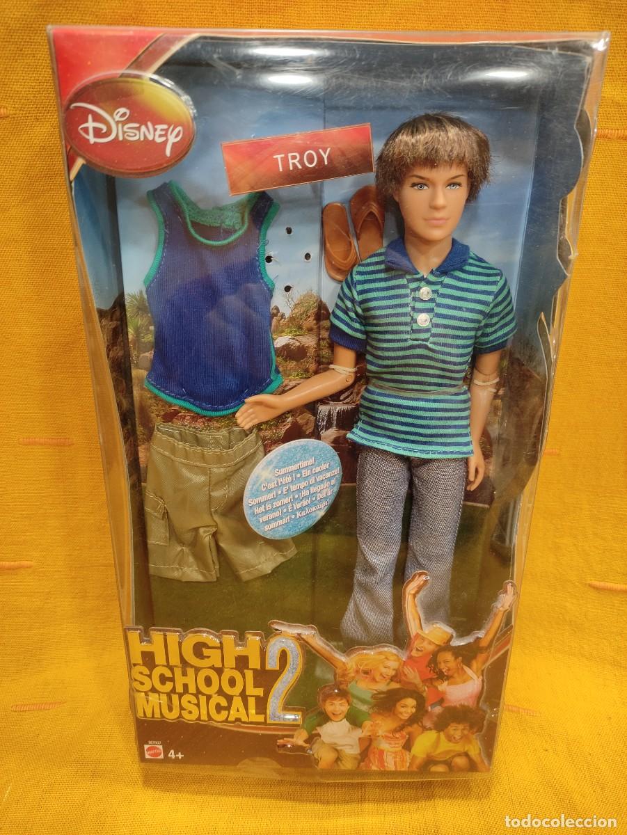 Figuras de acci&oacute;n: High school musical 2, troy Mattel - Foto 1