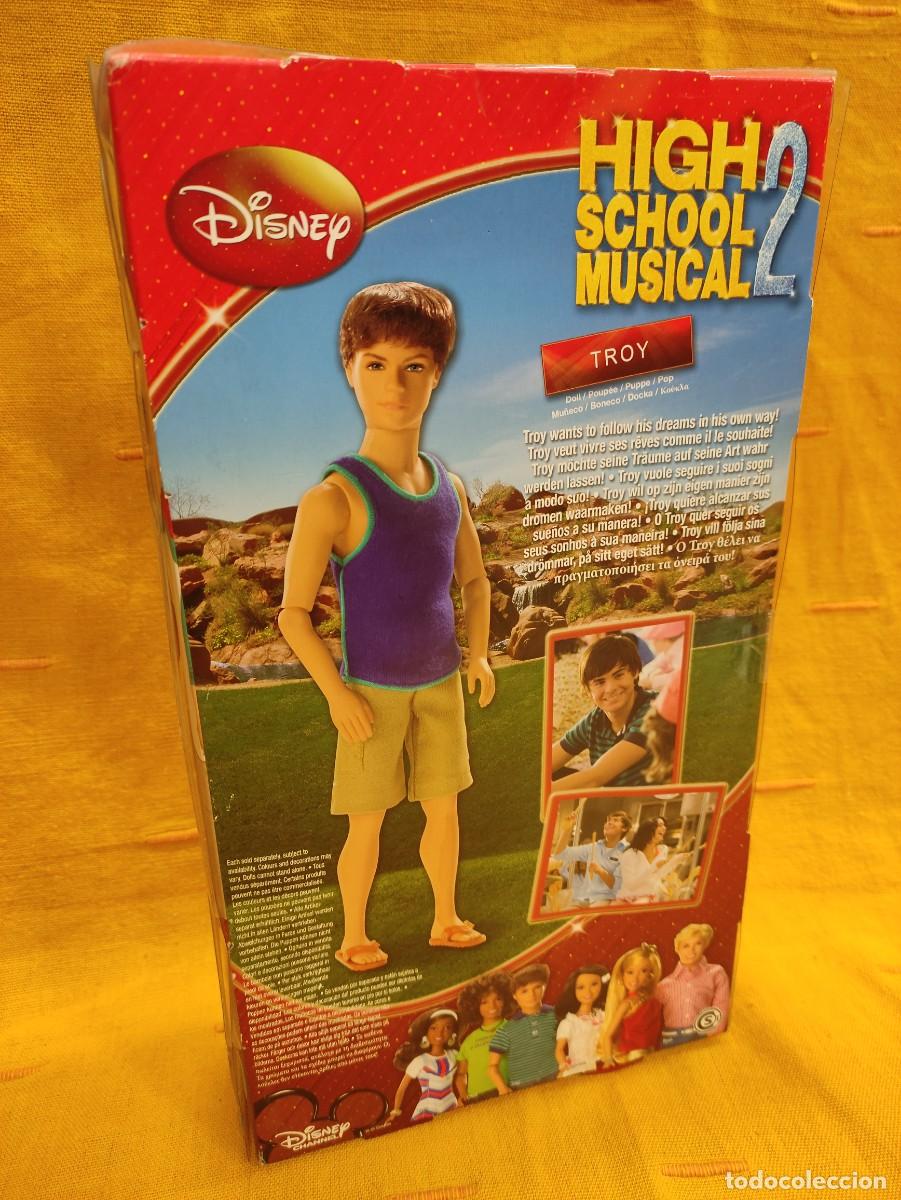 Figuras de acci&oacute;n: High school musical 2, troy Mattel - Foto 4
