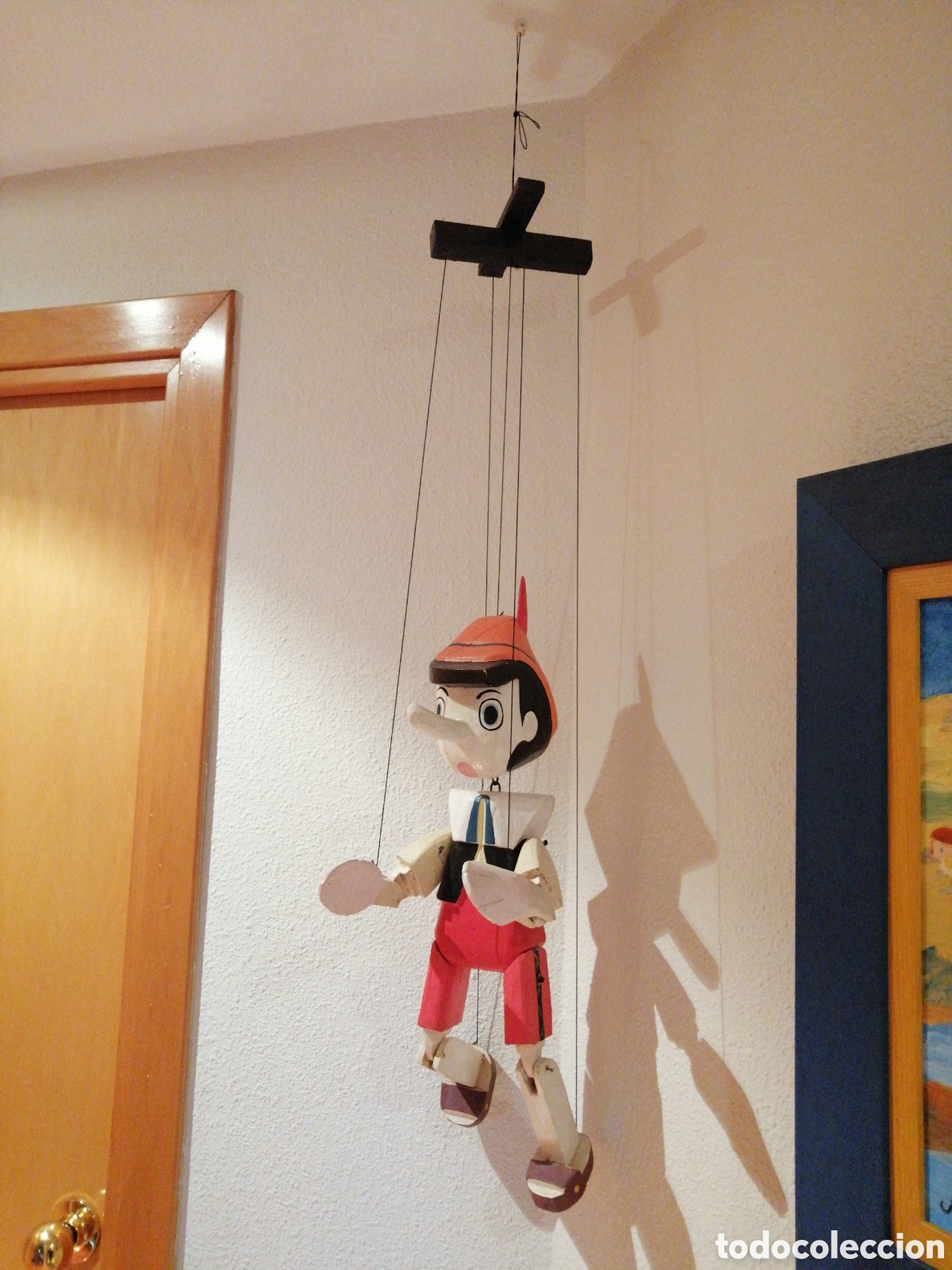 Figuras de acci&oacute;n: MARIONETA PINOCHO DE MADERA - Foto 3