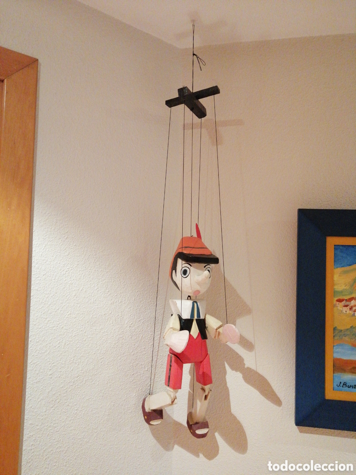 Figuras de acci&oacute;n: MARIONETA PINOCHO DE MADERA - Foto 4