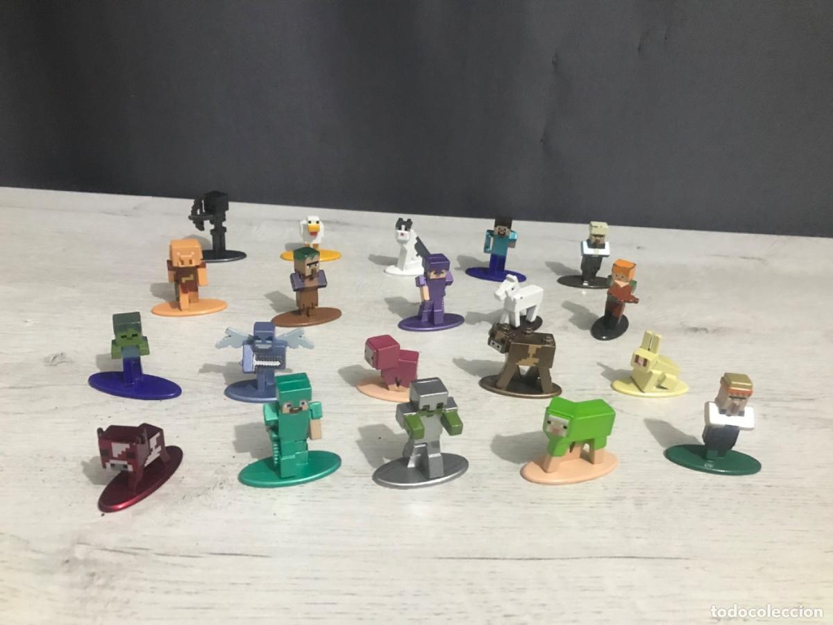 Figuras de acci&oacute;n: Lote de 20 figuras de la serie Minecraft - Foto 1