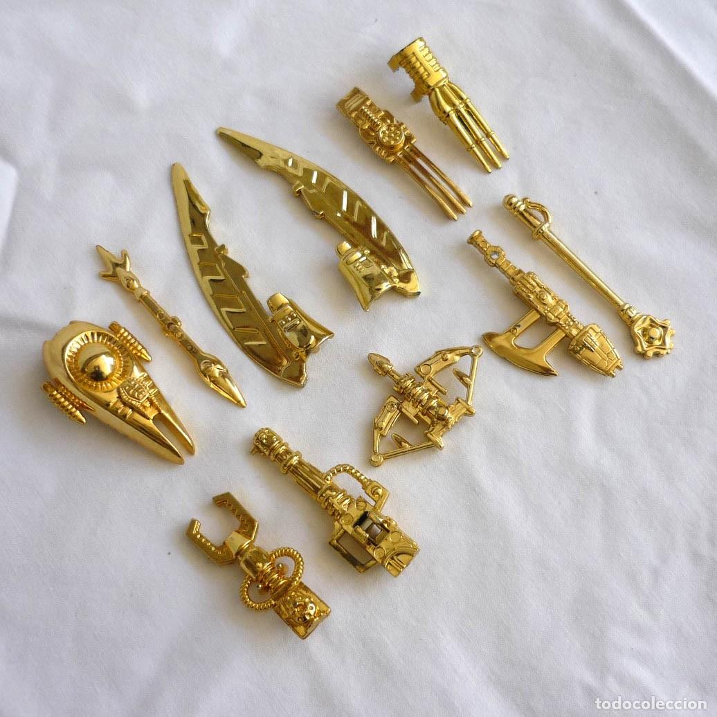 Figuras de acci&oacute;n: Accesorios pl&aacute;stico dorado de Star Warrior - Foto 1
