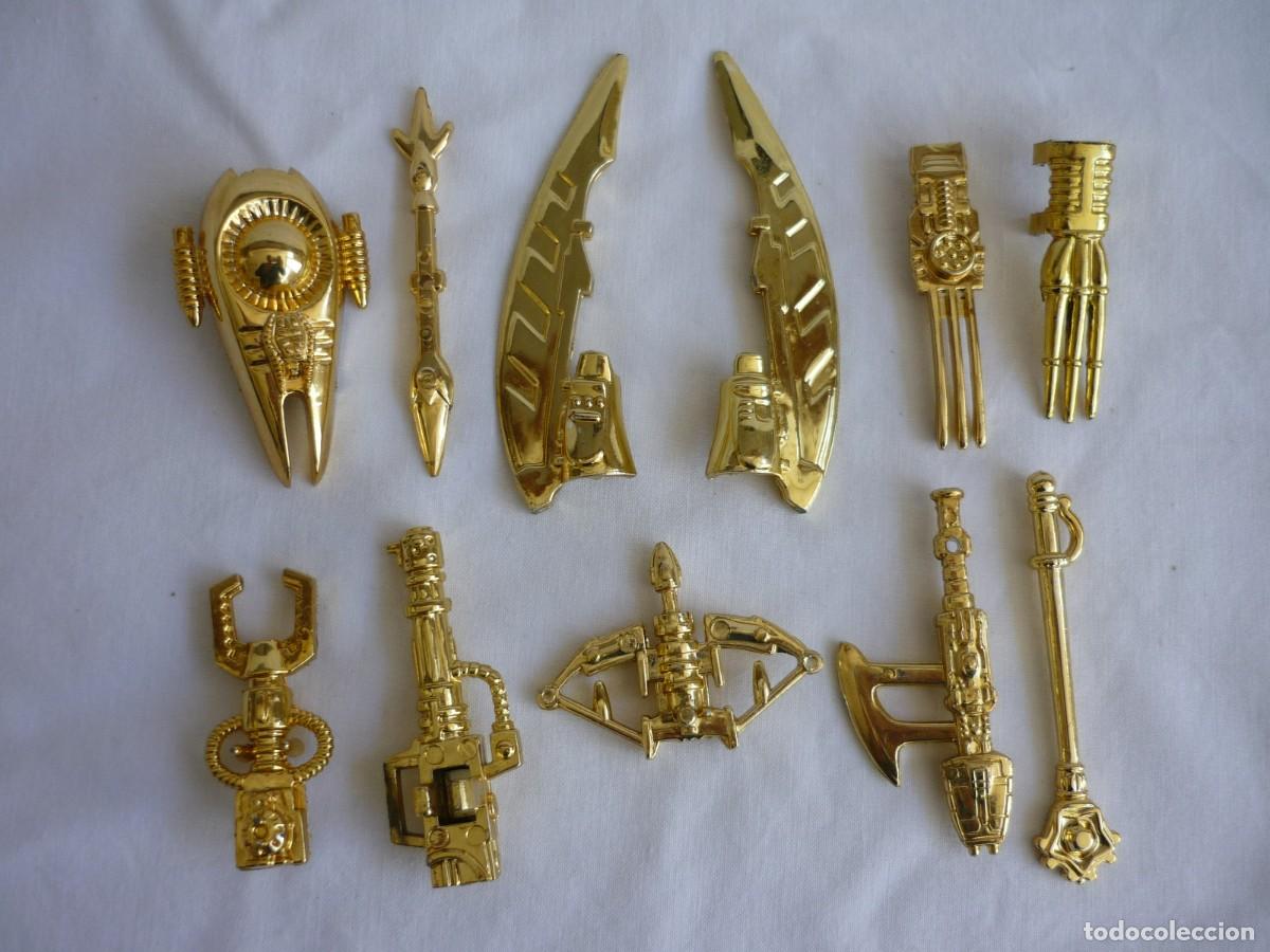 Figuras de acci&oacute;n: Accesorios pl&aacute;stico dorado de Star Warrior - Foto 2