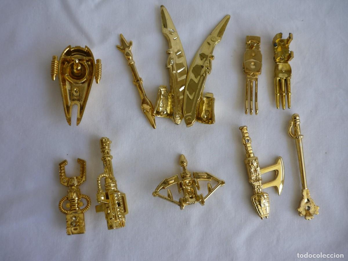 Figuras de acci&oacute;n: Accesorios pl&aacute;stico dorado de Star Warrior - Foto 4