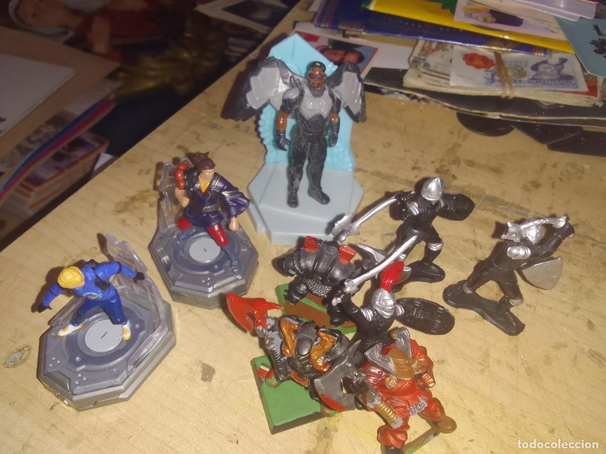 Figuras de acci&oacute;n: lote de 9 figuras de pvc de warhammer, ubisot y marvel - Foto 1